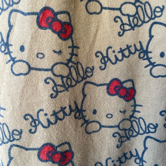 Uniqlo x Sanrio Tan and red Hello Kitty maxi dress #kawaii - Picture 6 of 6